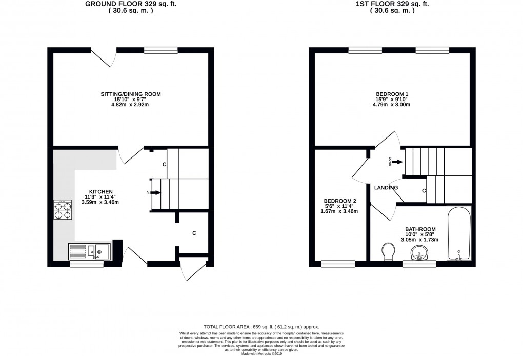 Floorplan for Algar Court, Parsons Way, Wells