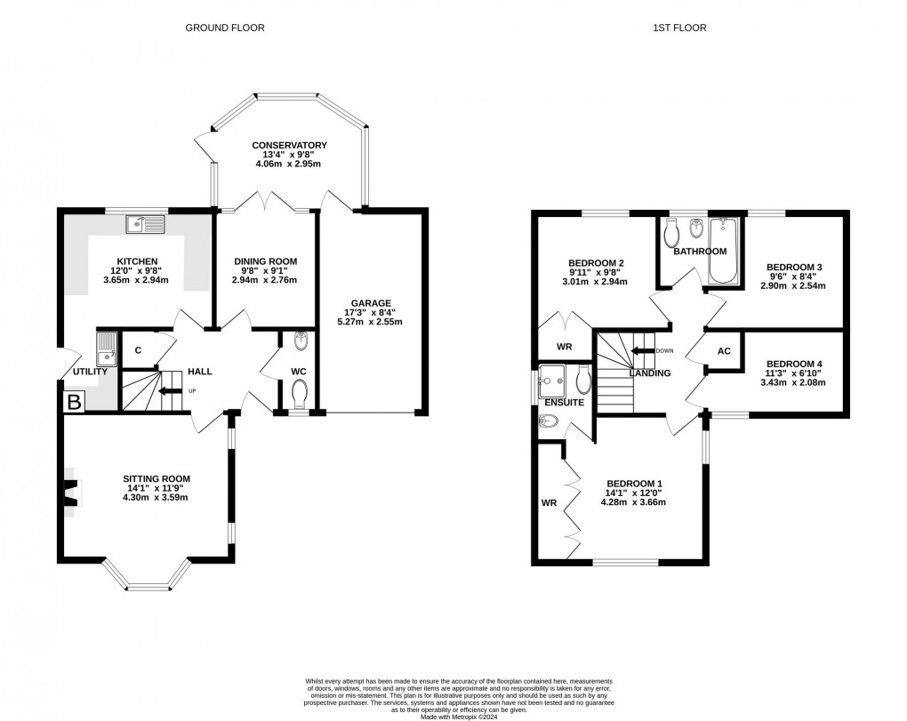 Floorplan for Boundary Way, Glastonbury, Somerset