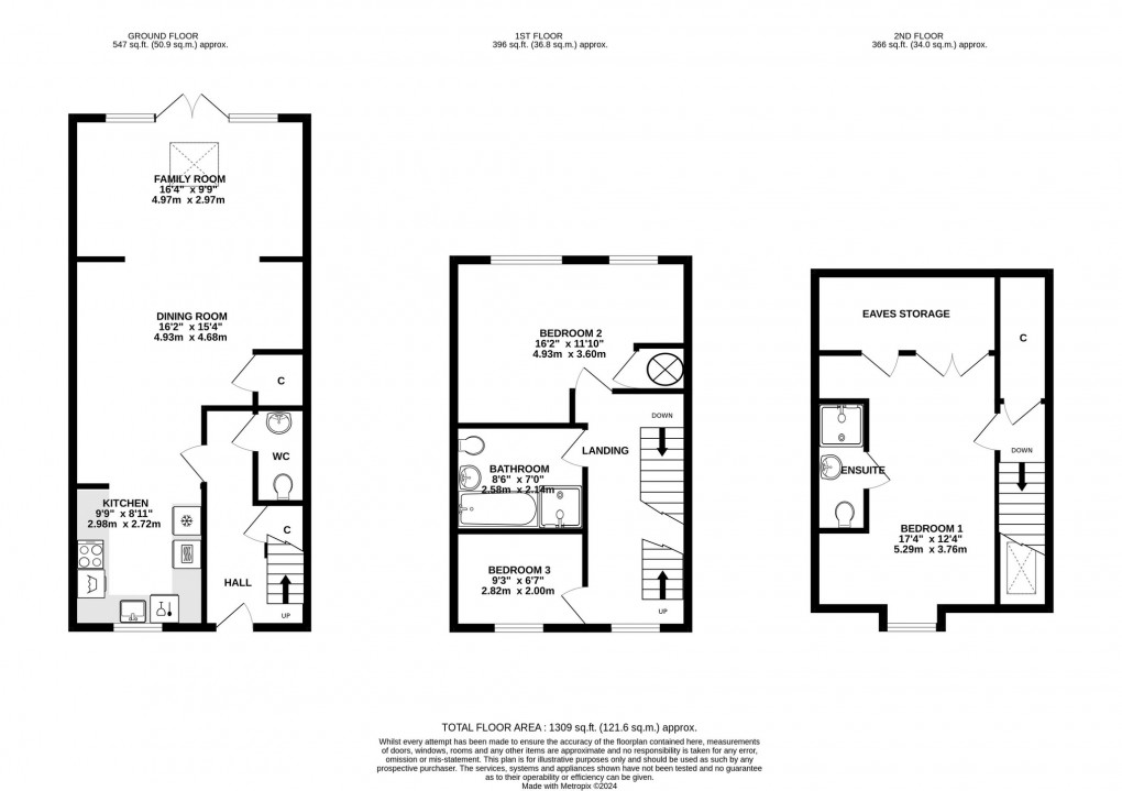 Floorplan for Mansfield Way, Glastonbury, Somerset