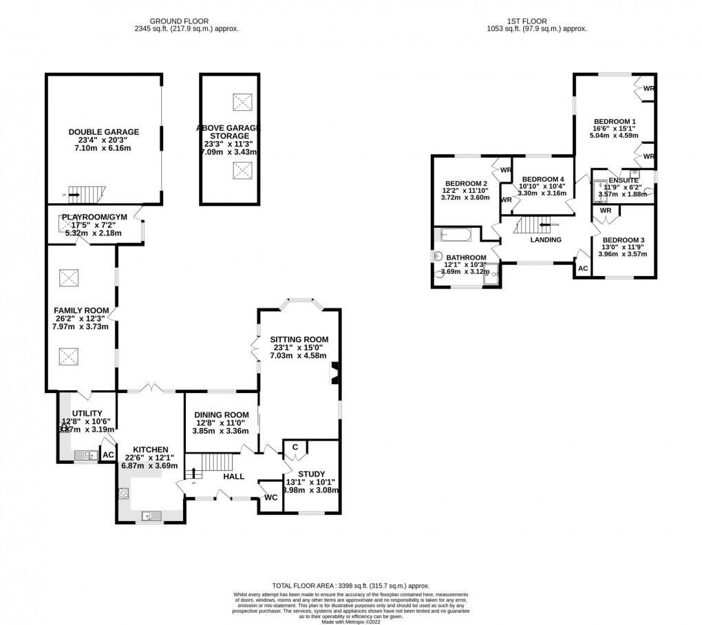 Floorplan for Glastonbury Road, Meare,