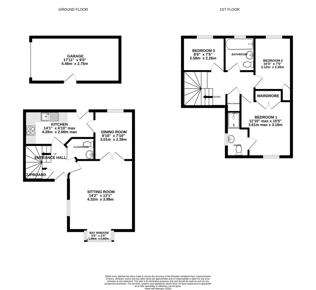 Floorplan for Boundary Way, Glastonbury