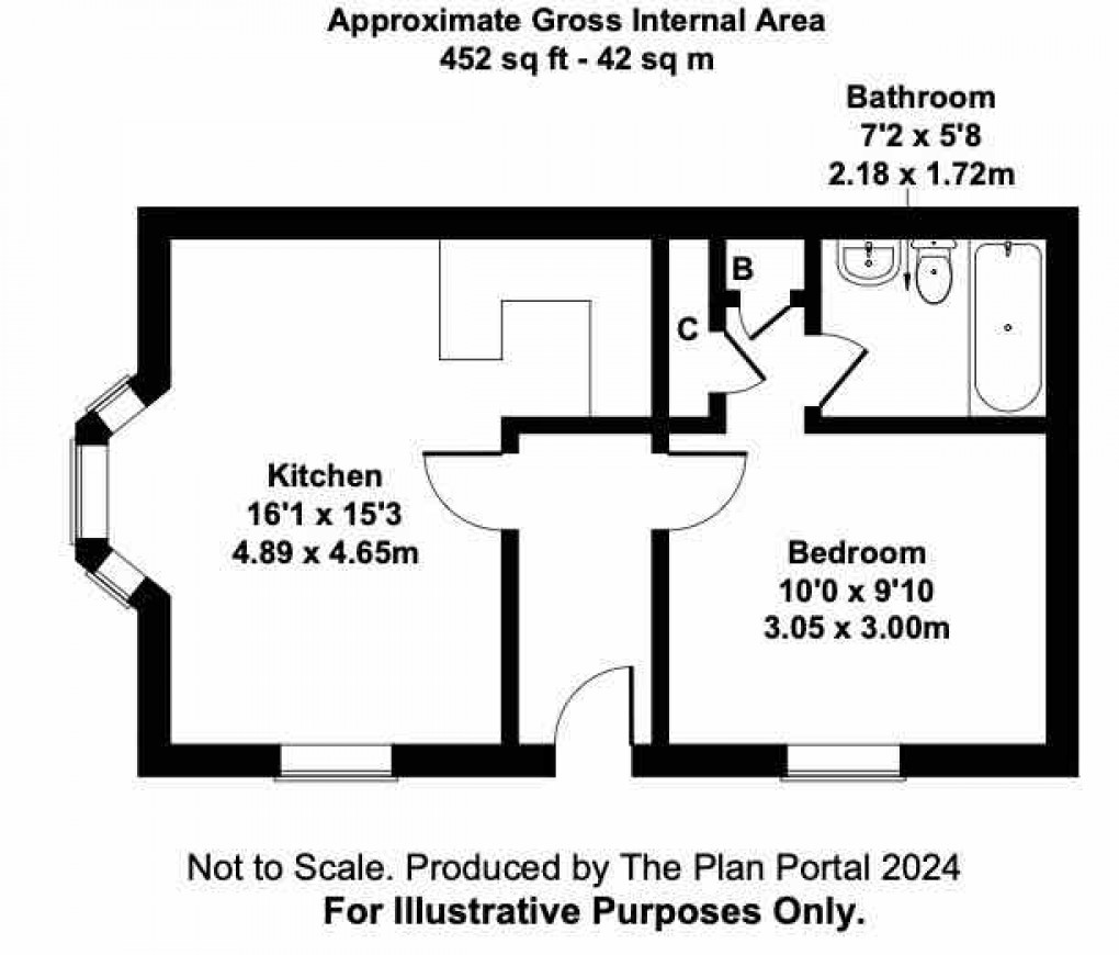 Floorplan for Parkfields, Butleigh