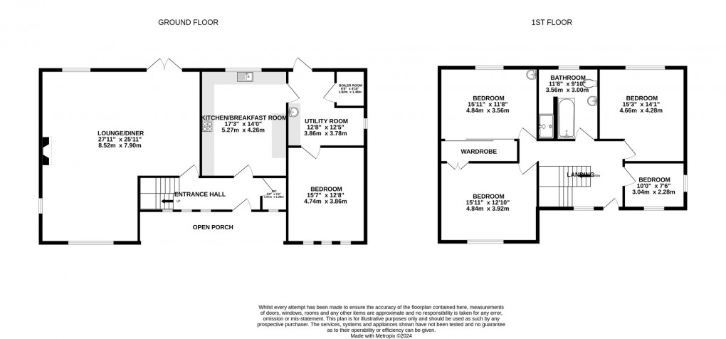 Floorplan for Chestnut Close, Baltonsborough