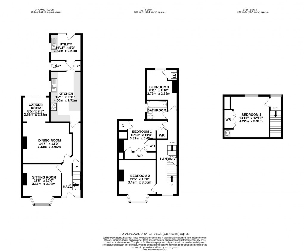 Floorplan for Benedict Street, Glastonbury