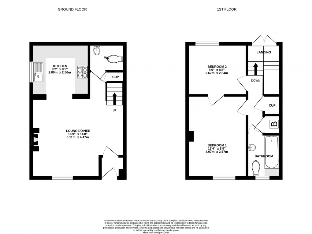 Floorplan for Maia Terrace, Glastonbury