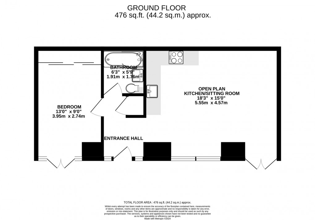 Floorplan for The Gate Barn, Piltown, West Pennard