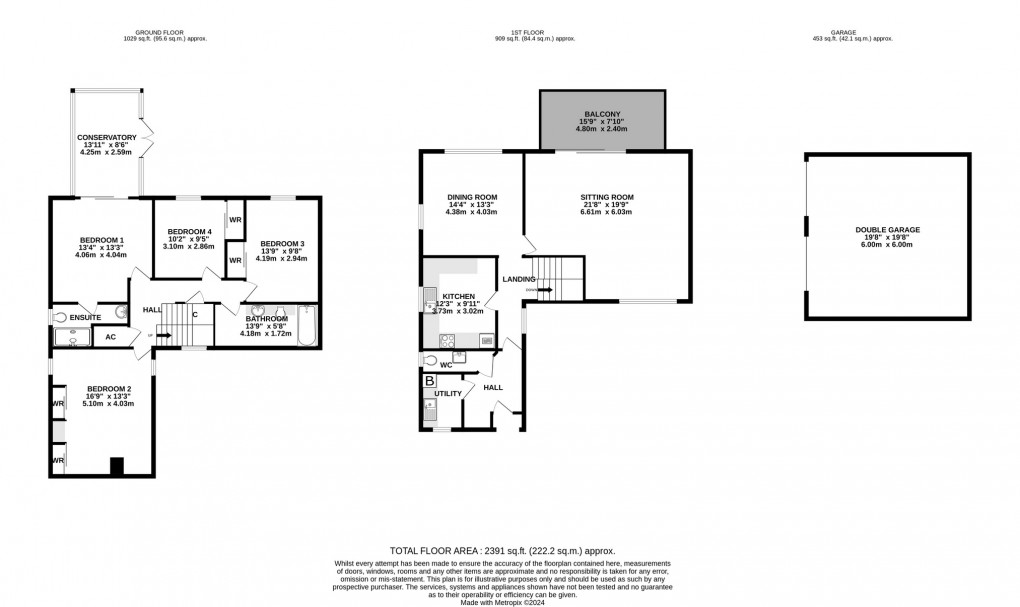 Floorplan for Hexton Road, Glastonbury