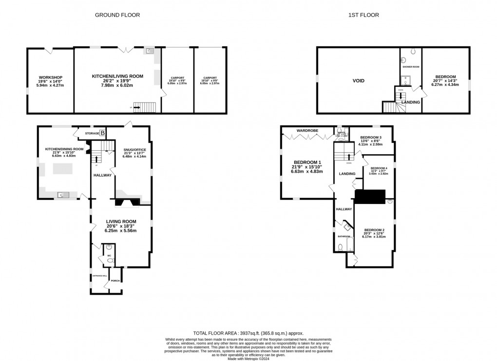 Floorplan for Castlebrook, Compton Dundon