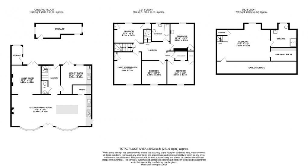 Floorplan for Castle Street, Keinton Mandeville