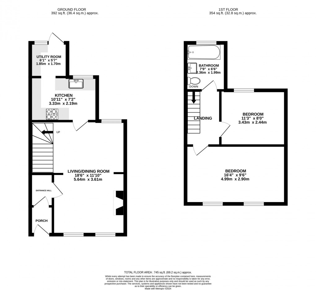 Floorplan for The Triangle, Somerton