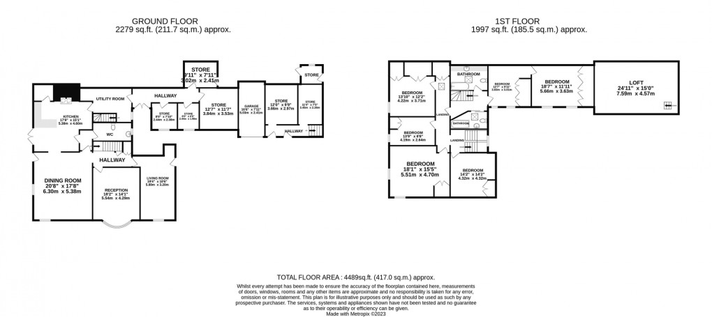 Floorplan for North Town, Kingsdon