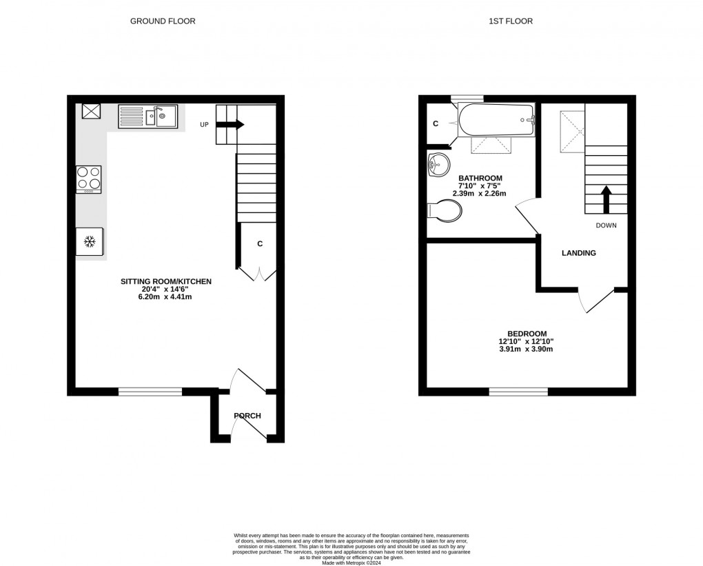 Floorplan for Bow Street, Langport