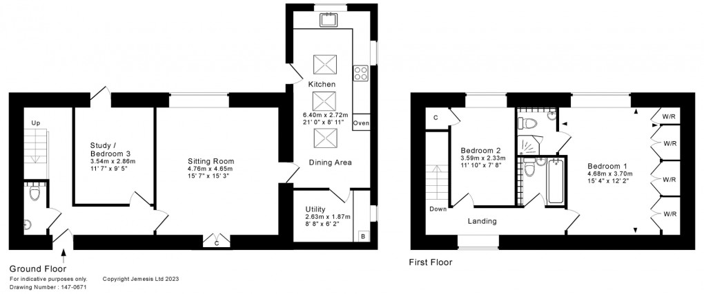 Floorplan for Darshill (Nr Shepton Mallet)