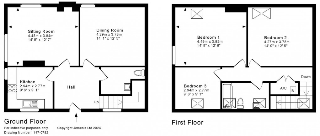 Floorplan for St John Street, Wells