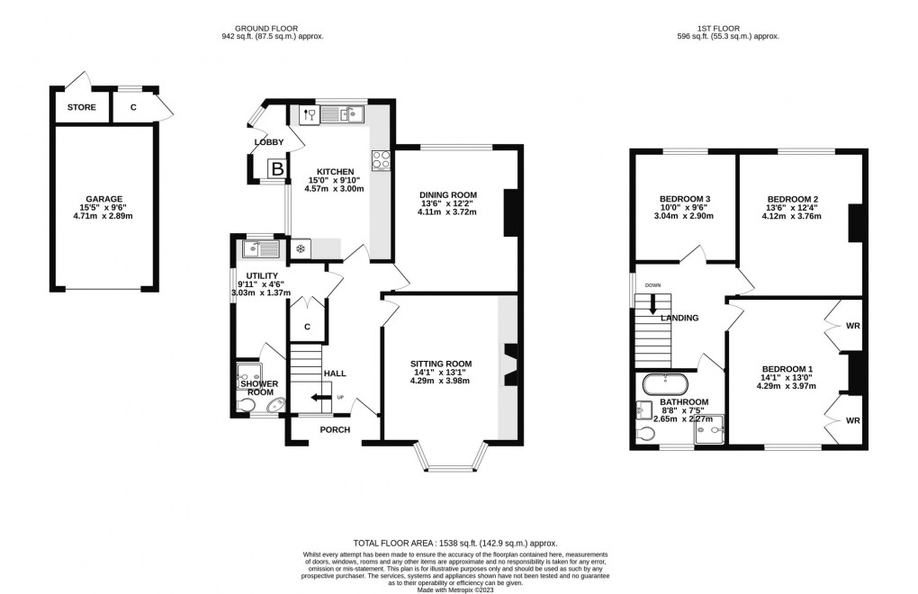 Floorplan for Central Wells