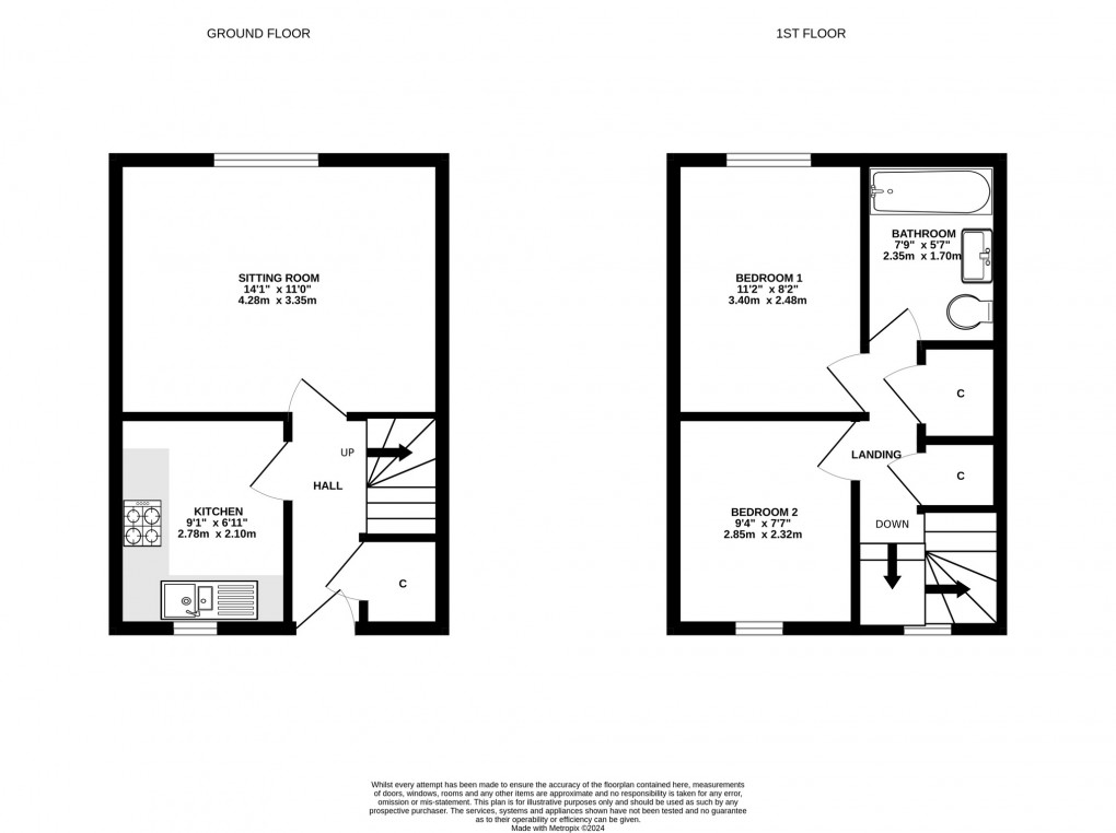 Floorplan for Lower Chapel Court, South Horrington, Wells, Somerset