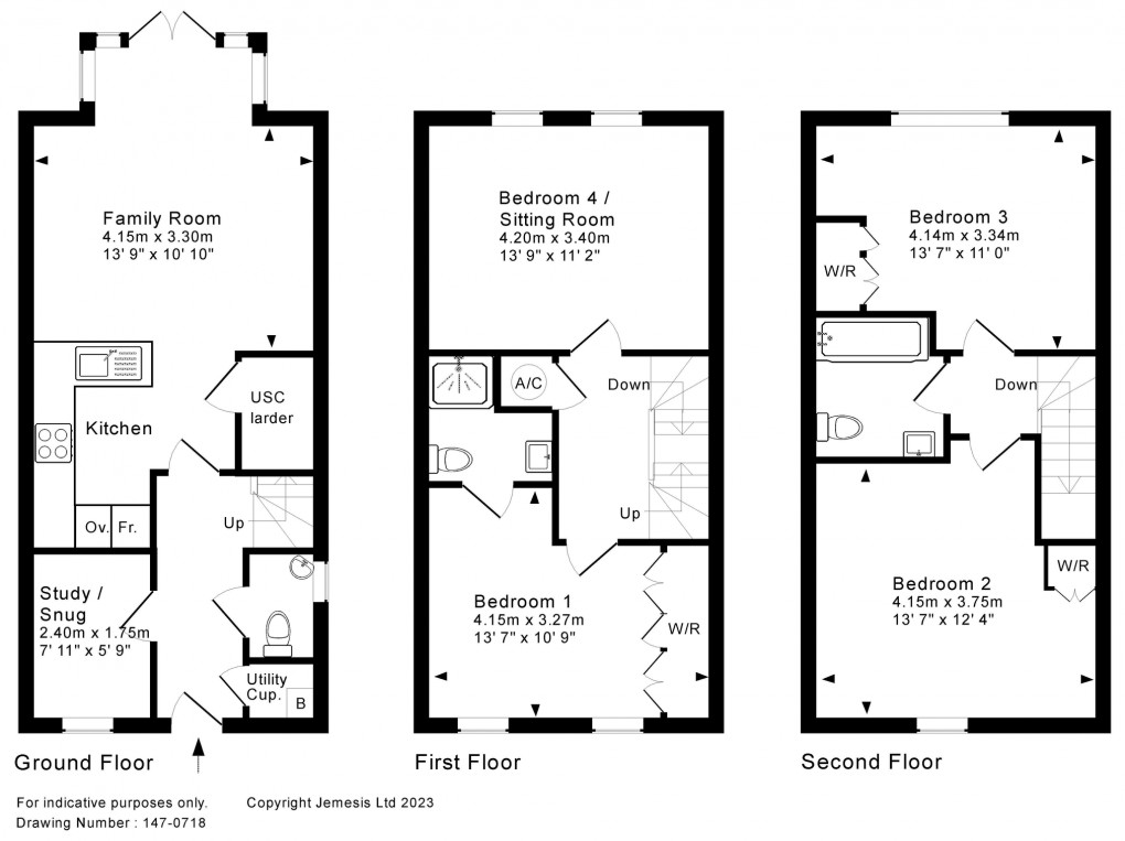 Floorplan for Hayes Drive, Wells