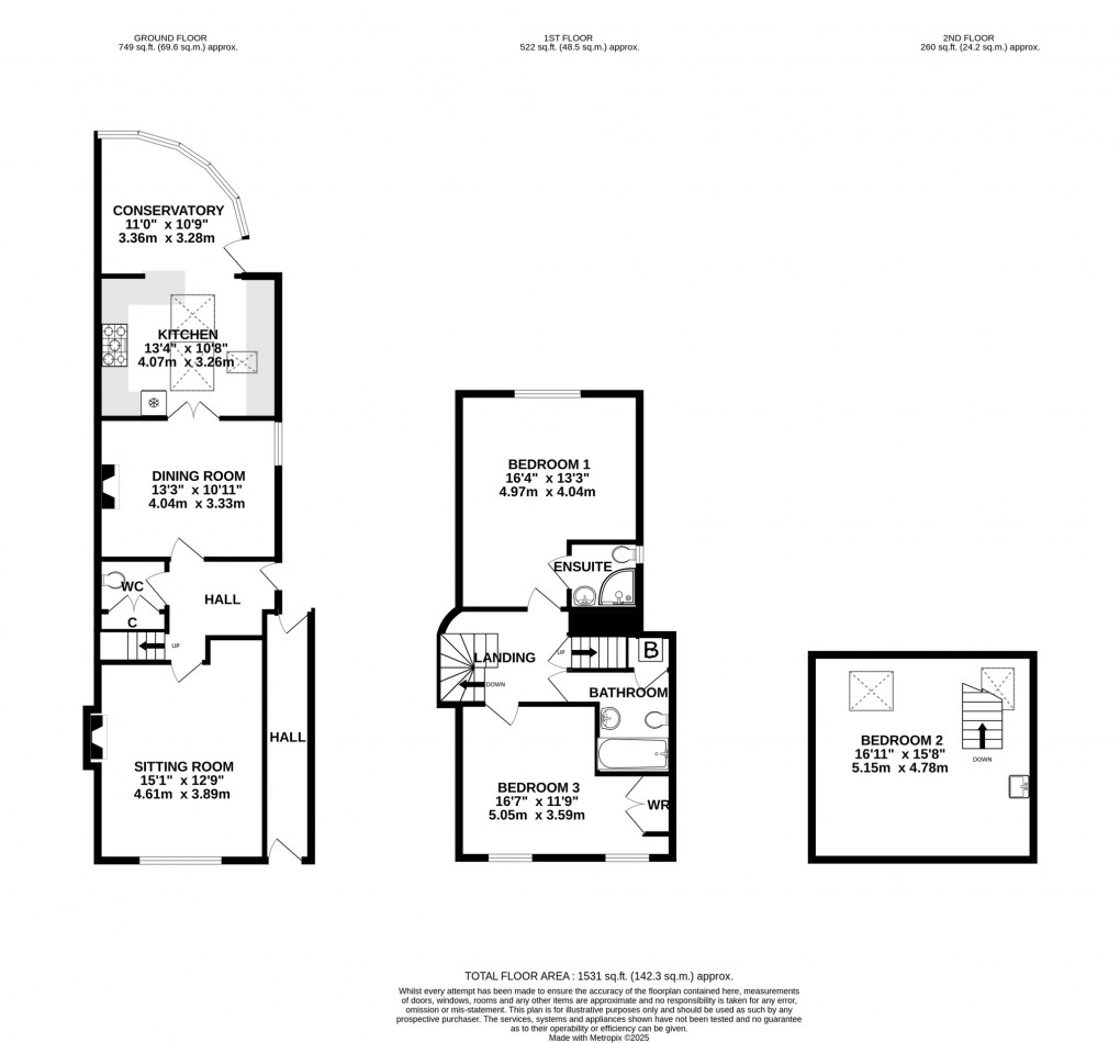 Floorplan for St. Thomas Street, Wells