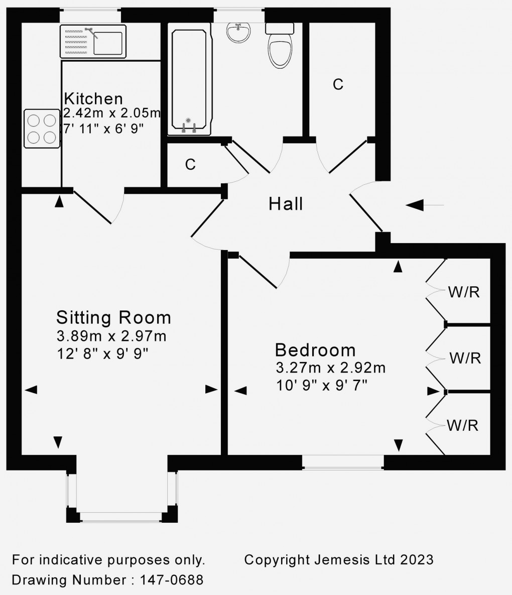 Floorplan for Silver Street, Wells