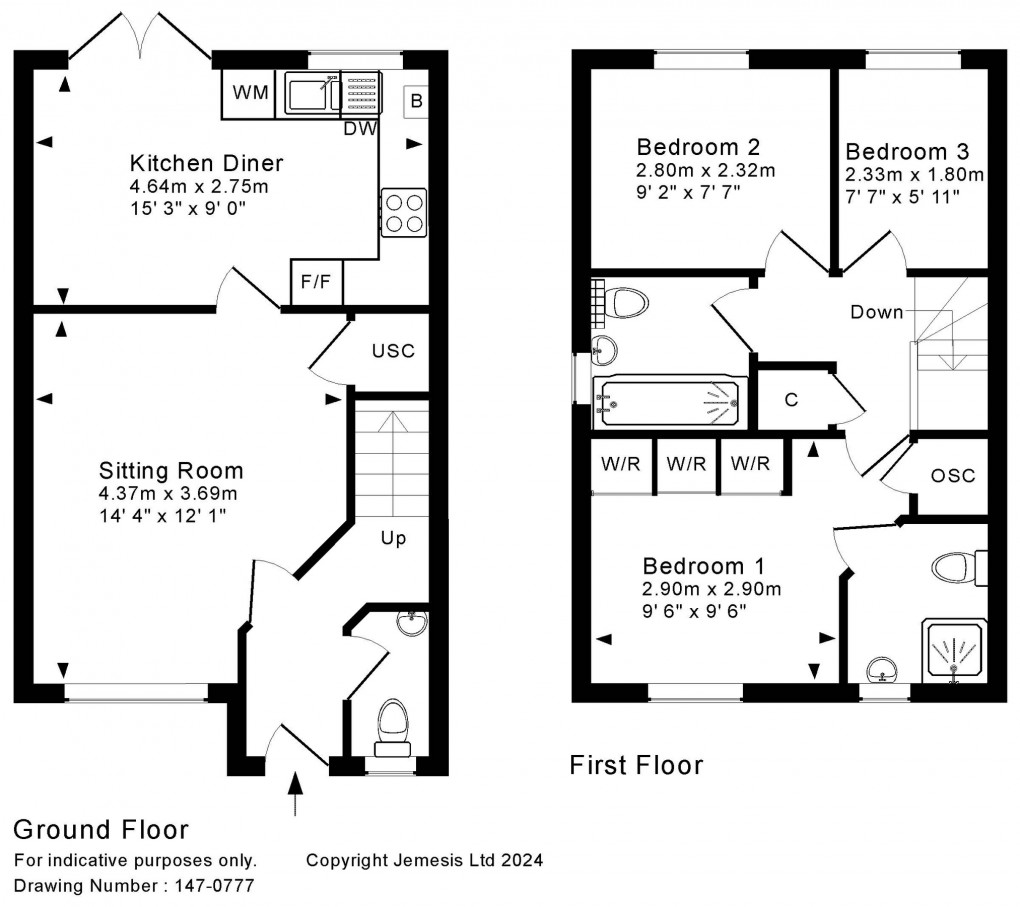 Floorplan for Edge of Wells