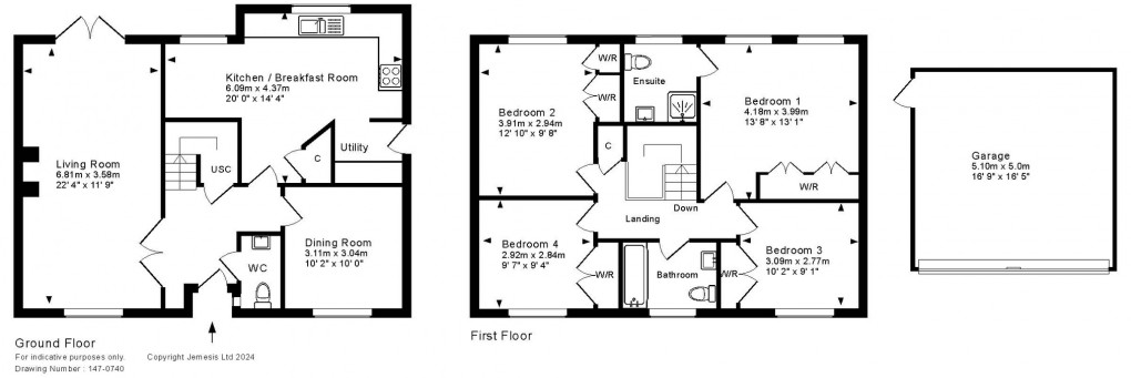 Floorplan for Chestnut Parade, Shepton Mallet