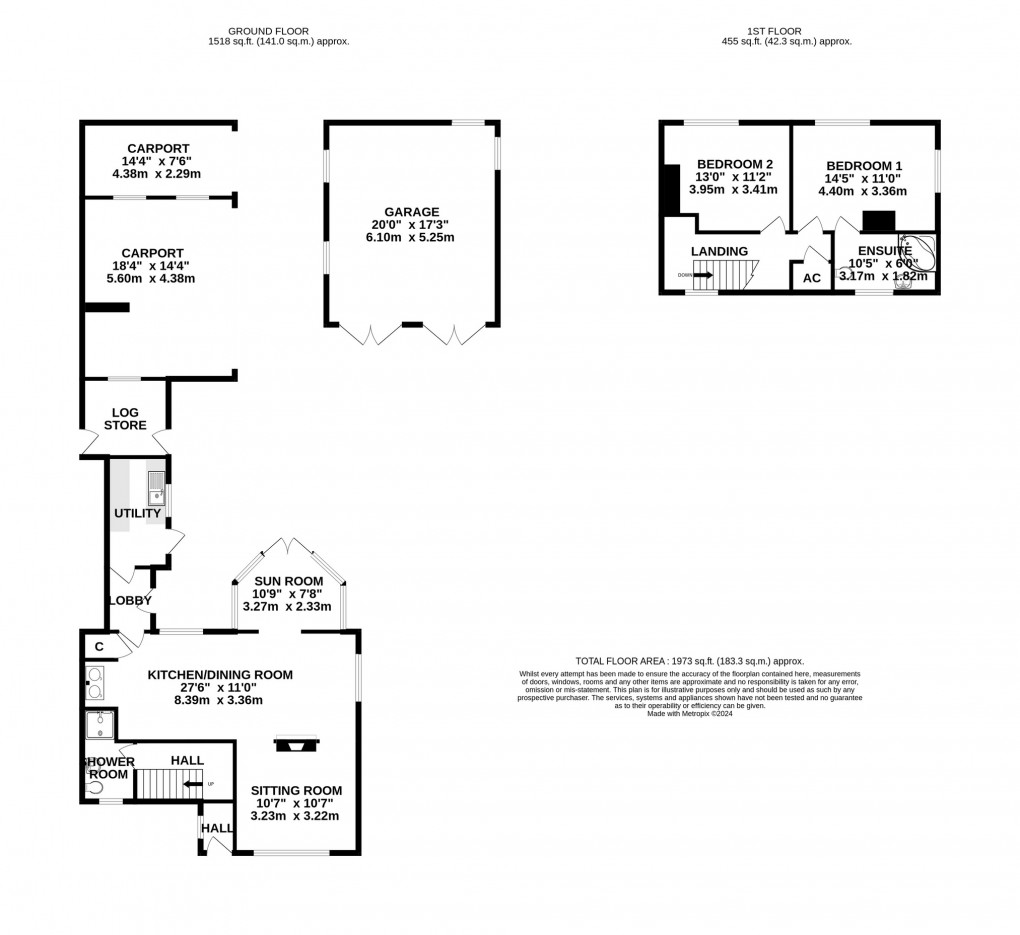 Floorplan for Rodney Stoke, Nr Cheddar