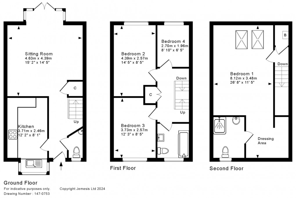 Floorplan for Kingfisher Road, Evercreech