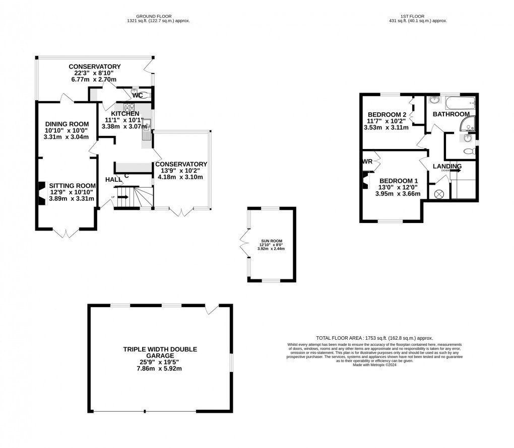 Floorplan for West Cranmore, Shepton Mallet