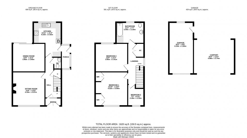 Floorplan for Melbury, Portway, Wells