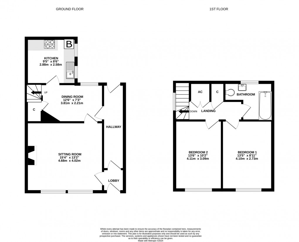 Floorplan for Silver Street, Wells