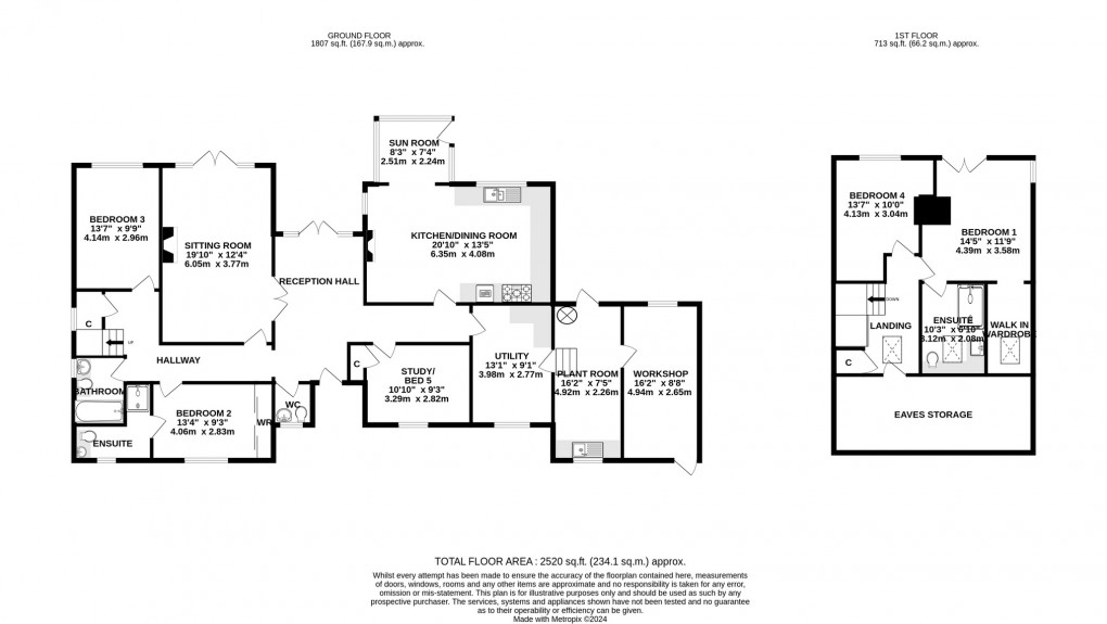 Floorplan for Dulcote, Wells