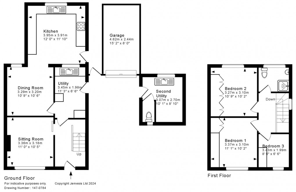 Floorplan for Mount Pleasant Avenue, Wells, Somerset