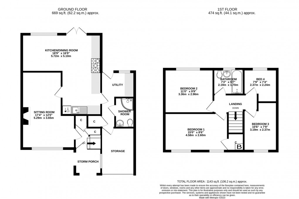 Floorplan for Strode Road, Street