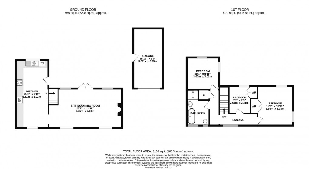 Floorplan for Steel Lane, Catcott