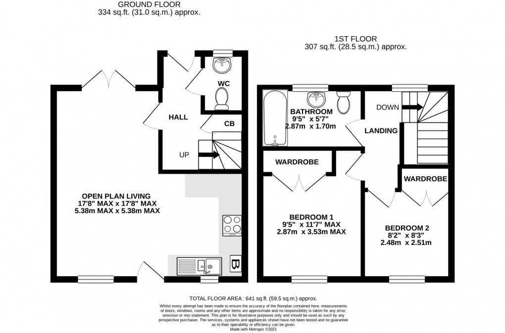 Floorplan for Oakfield Road, Street