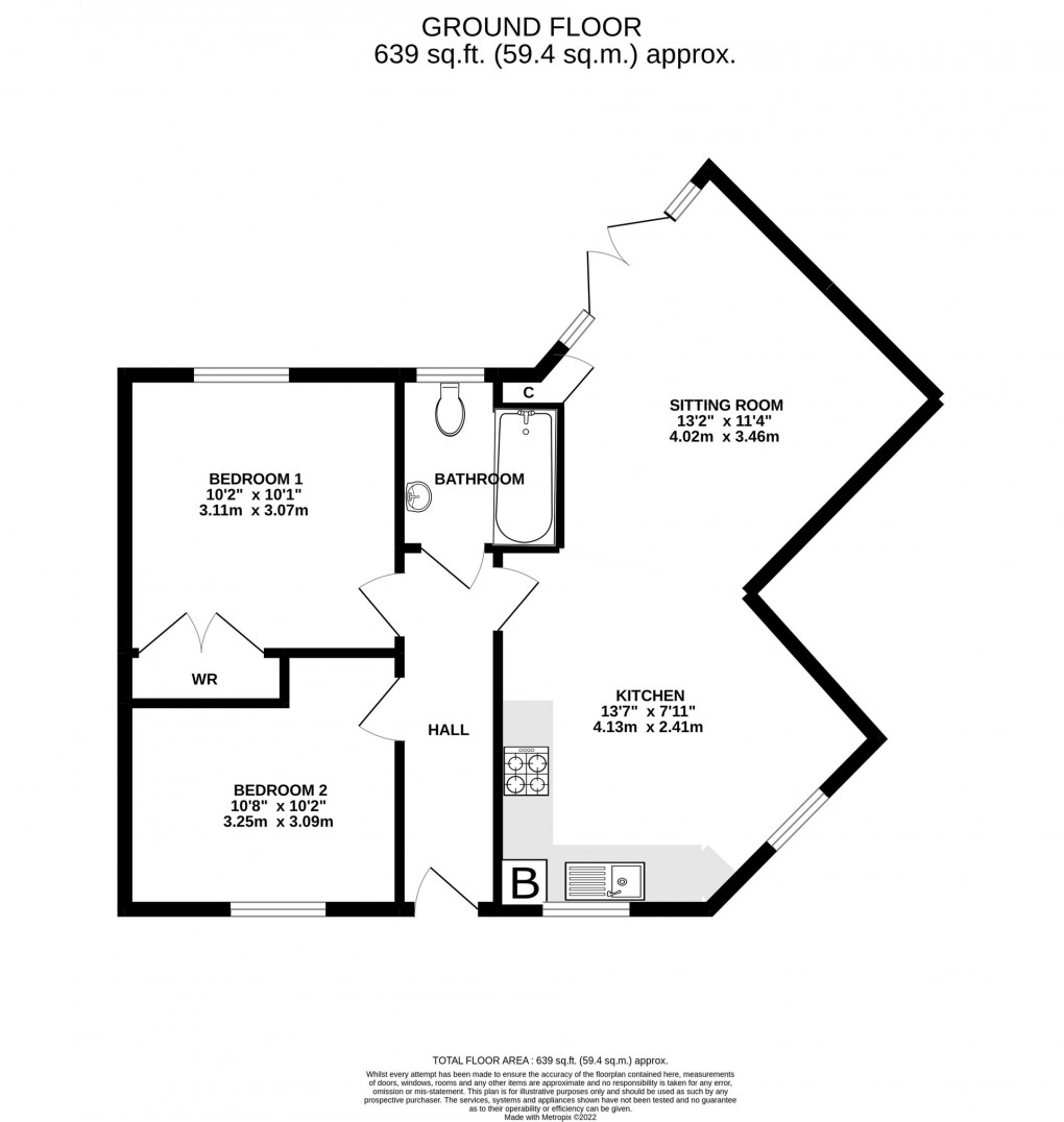 Floorplan for Fowen Close, Street