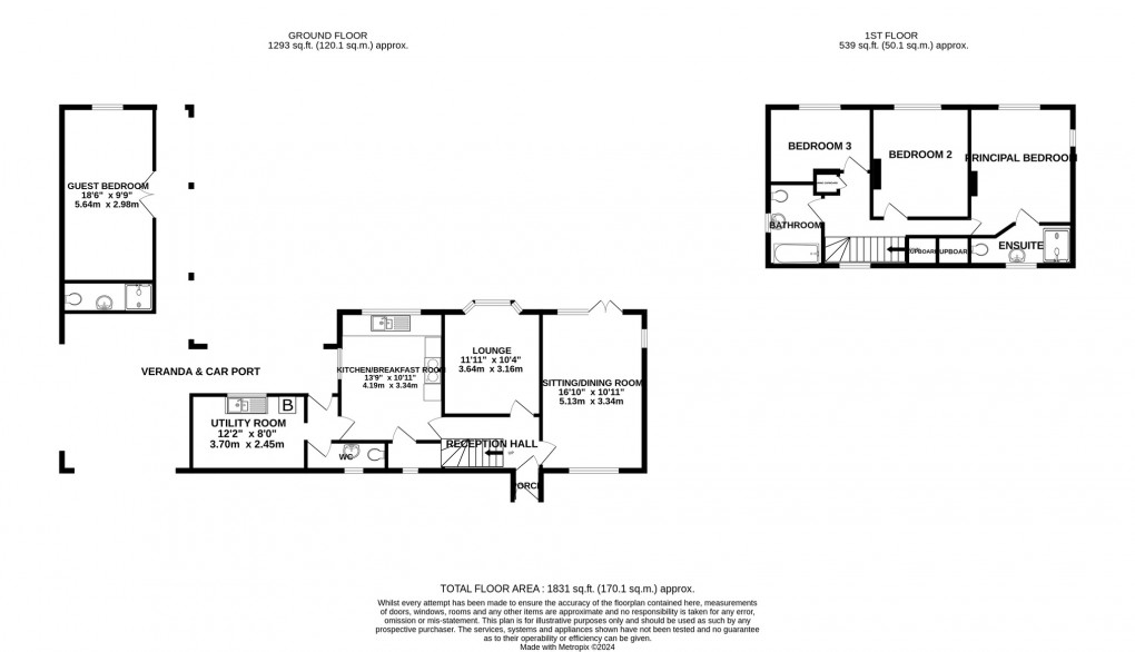 Floorplan for Berhill, Ashcott