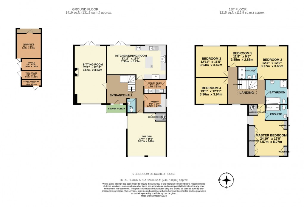 Floorplan for Burtle Road, Burtle