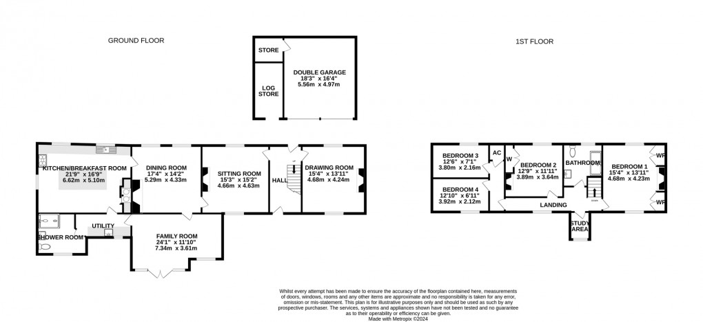 Floorplan for Lower Road, Woolavington