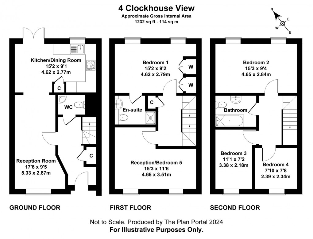 Floorplan for Clockhouse View, Street