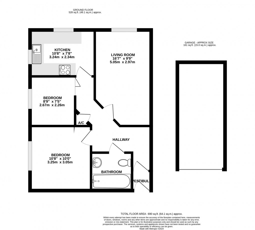 Floorplan for Somerton Court, Street