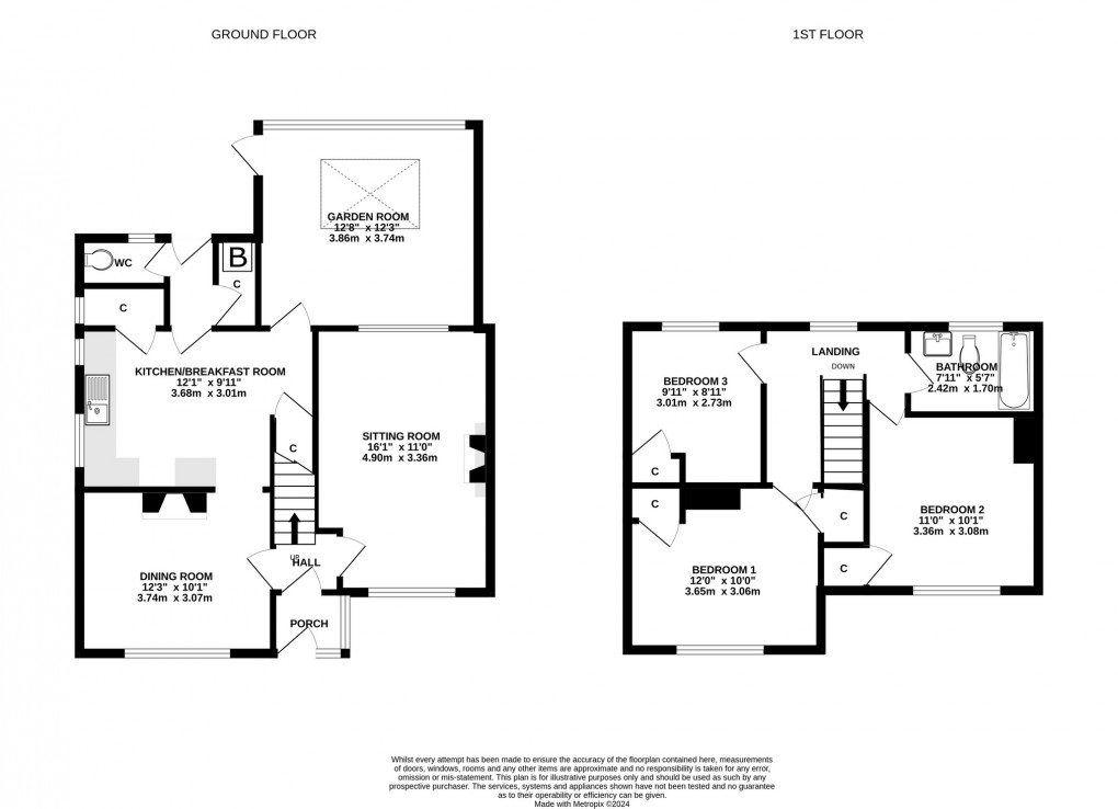 Floorplan for Middle Leigh, Street