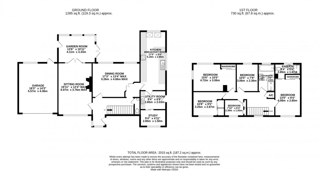 Floorplan for Priory Road, Chilton Polden