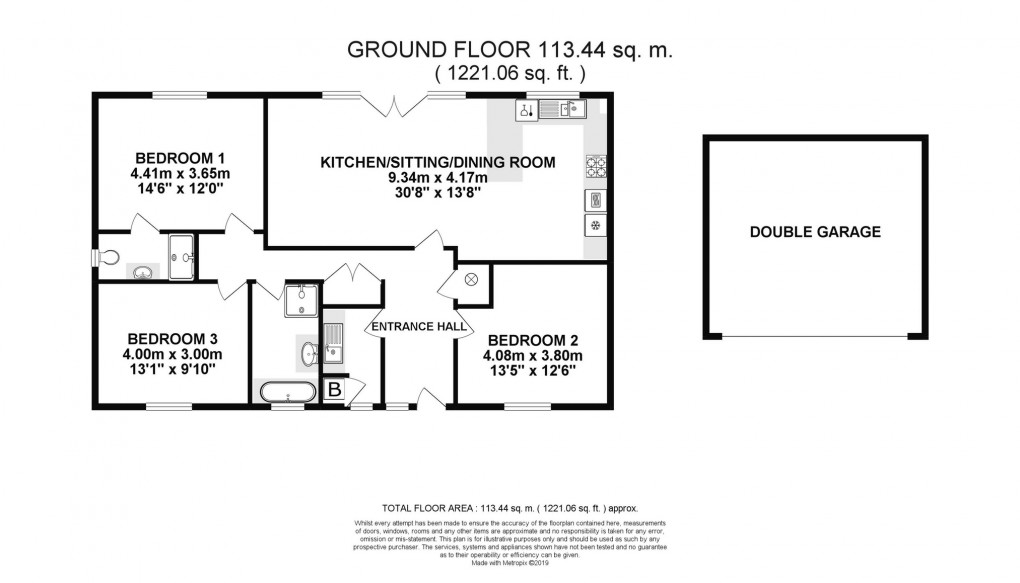 Floorplan for Highfields Close, Walton