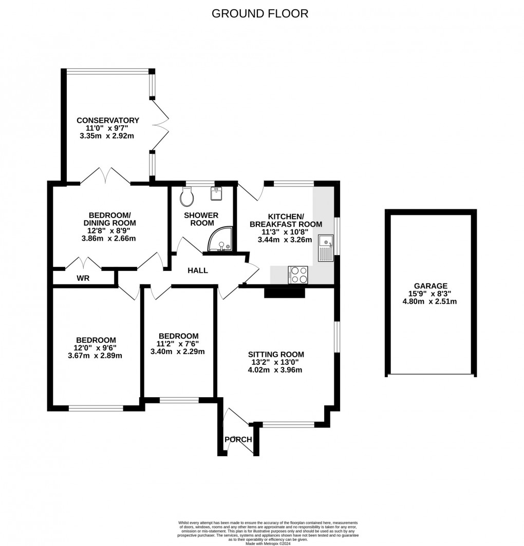 Floorplan for Chancellor Road, Walton