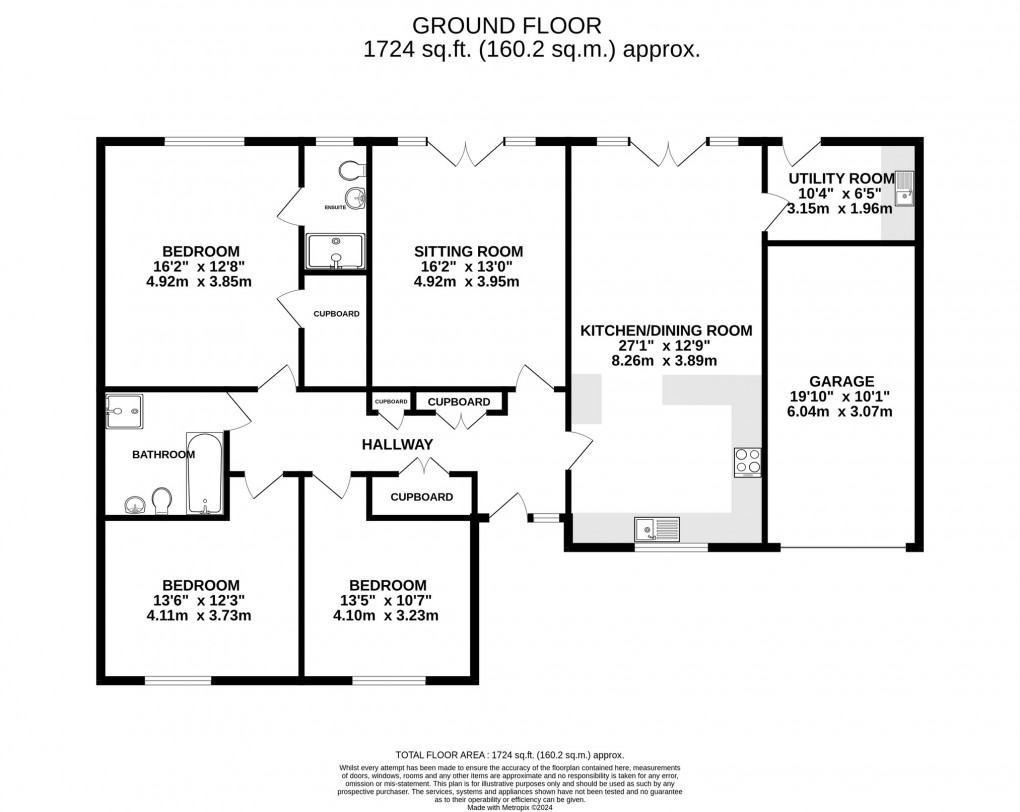 Floorplan for Station Road, Wanstrow