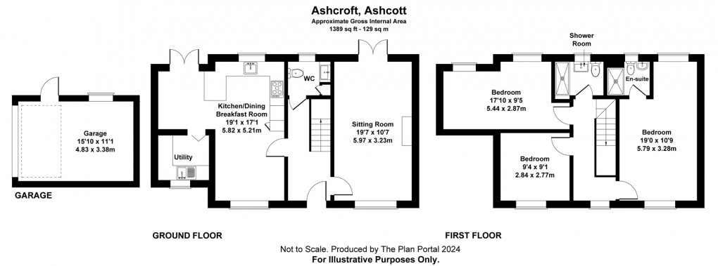 Floorplan for High Street, Ashcott