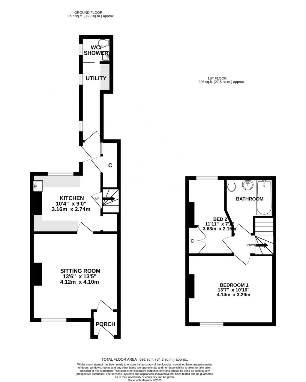 Floorplan for Wilfrid Road, Street