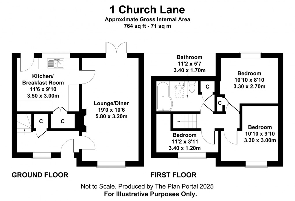 Floorplan for The Cross, Baltonsborough