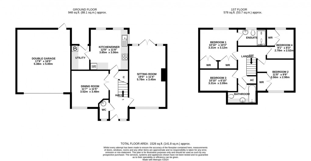 Floorplan for Boundary Way, Glastonbury